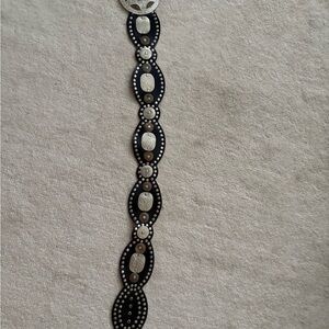 Vintage Western Wide Coin Circle Western Belt